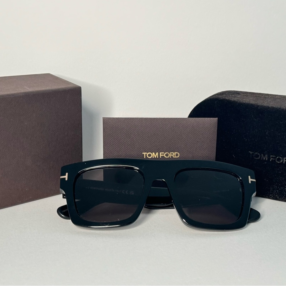 Tom Ford Fausto Black Sunglasses